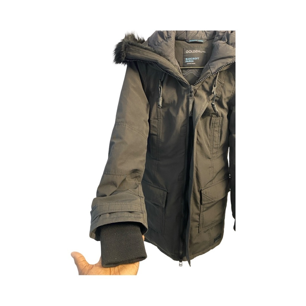 TNA Bancroft Parka With Black Fur Hood Size Small Warmest Parka - Picture 6 of 17